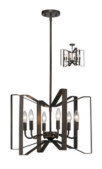 Foyer/Hall Lanterns Open Frame by Z-Lite ( 224 | 4000P-BRZ Marsala ) 