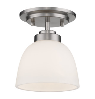Semi-Flush Mts. Glass Down by Z-Lite ( 224 | 443F1-BN Ashton ) 