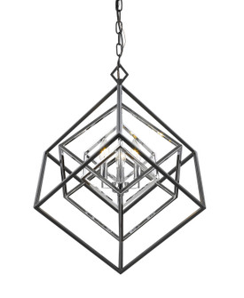 Foyer/Hall Lanterns Open Frame by Z-Lite ( 224 | 457-3CH-MB Euclid ) 